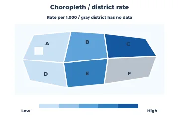 Choropleth rendered by Neper